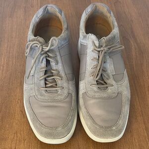 Cole Haan Men's Grand OS Gray Casual Leather & Suede Sneakers